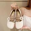 Fashion Shoes for Women Office Moccasins Slip-on Soft Bottom Chic and Elegant 2025 Trend Offer Spring 39 Woman Flats Korean Style Summer