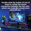 Portable Wireless Charger with Bass Surround Sound Speaker with RGB Light Band for 17-12 Samsung S24 S23