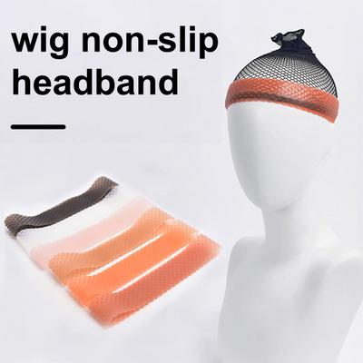 Women Silicone Wig Band Anti-slip Sport Wig Strap Elastic Secure Wig Hat with Grip Band Wig Accessory