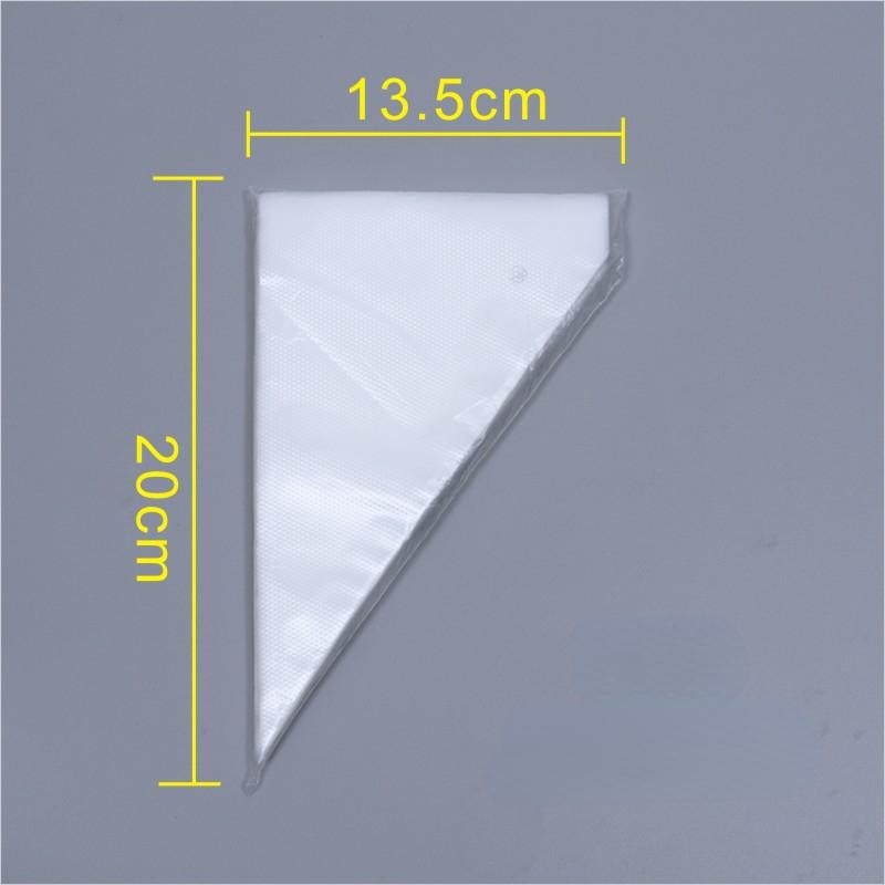 100pcs Set Disposable Piping Bag Pastry Pack Confectionery Equipment Baking Accessories Bakeware Butter Cake Silk Flower Tools
