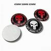 4pcs 45MM 56MM 65MM Skull Logo Emblem Car Stickers Accessories for Car Wheel Center Caps Rim Hubcaps Cover Hub Cap Badge Replace