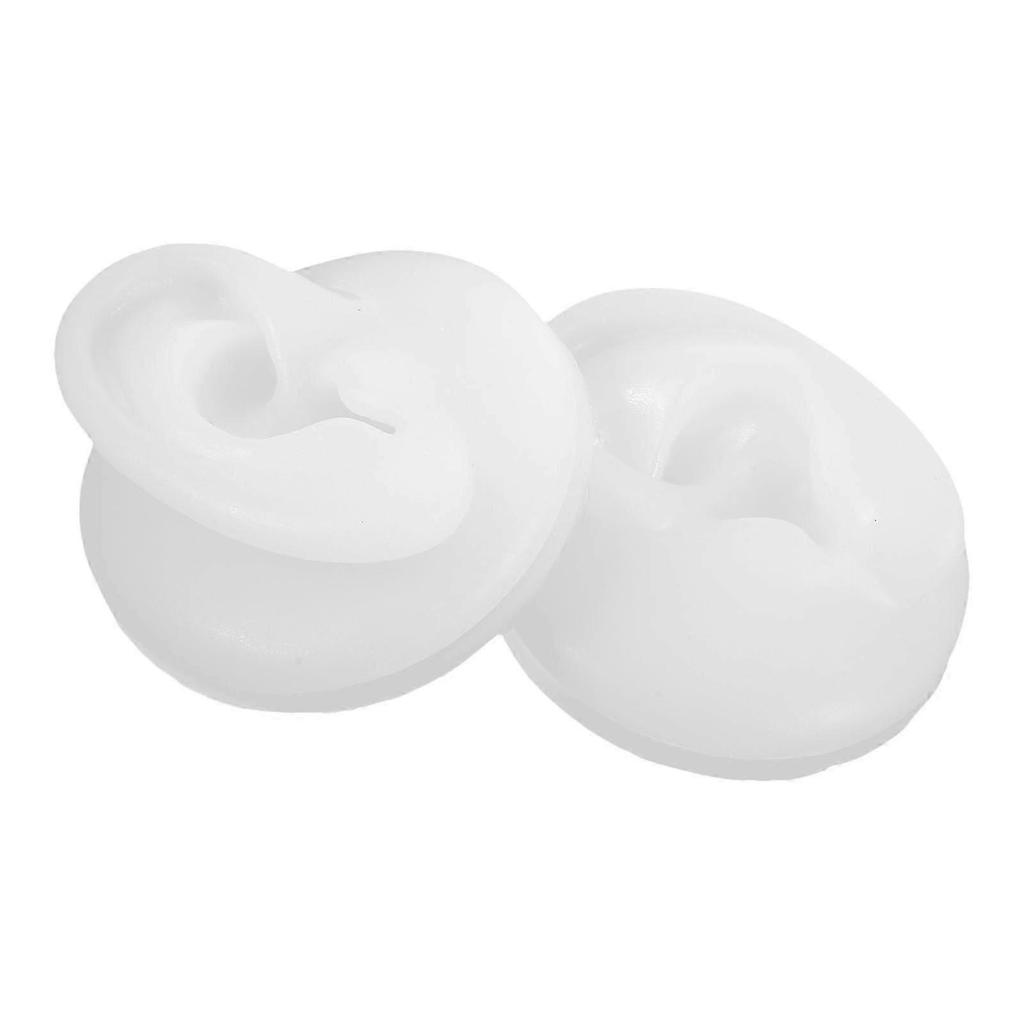 2026 Best!! Silicone Ear Model for Jewelry Display Rack Featuring Ear Stud Holder 1Pair