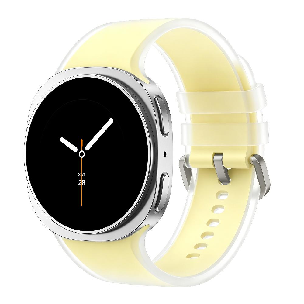 Силиконовый ремешок для часов Jelly, сменный ремешок для Samsung Galaxy Watch 8 / Watch 9, доступен в нескольких цветах Samsung Galaxy Watch 8/9 бежевый