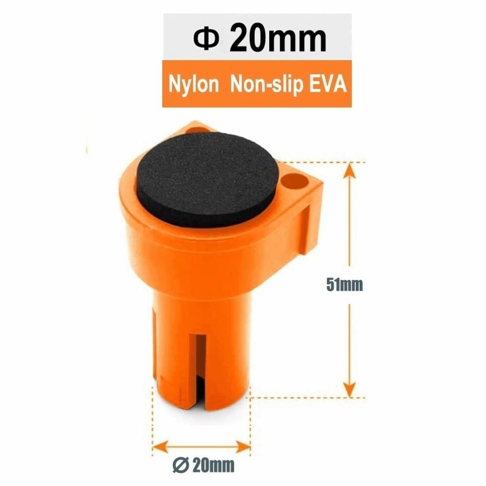 Clamp Set 19mm 20mm Workbench Peg Anti-Slip Practical Tool Bench Clamp EVA Rubber Precision Limit Block DIY