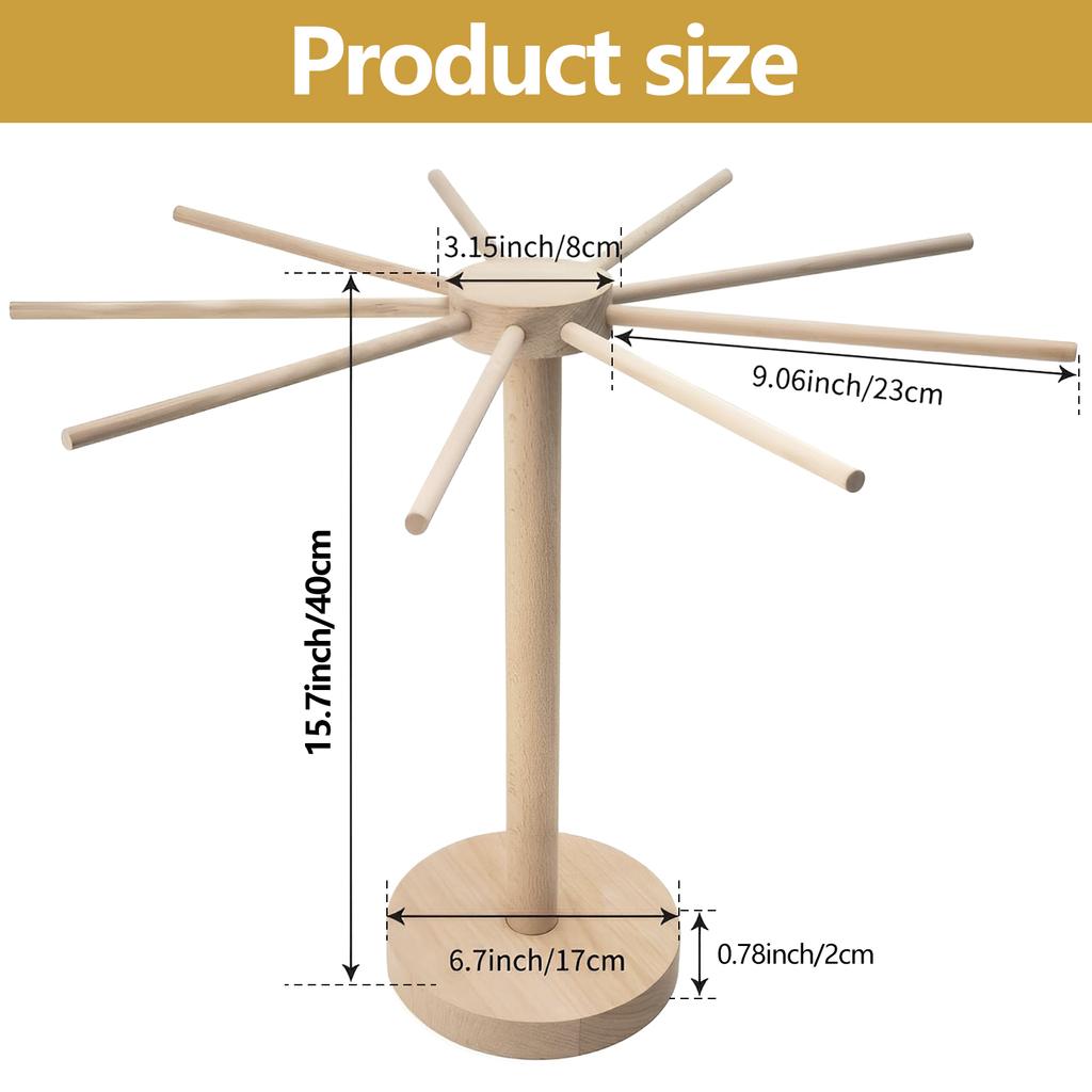 Pasta Drying Rack Pasta Rack Collapsible Spaghetti Stand Dryer Noodle Hanger for Fresh Pasta Noodle Spaghetti Dryer Hanger