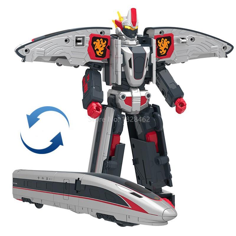Classics China High-Speed Railway Super Train Robot Transformation Toy Deformation Car  Action Figure CHSR Toy for Kids Toys