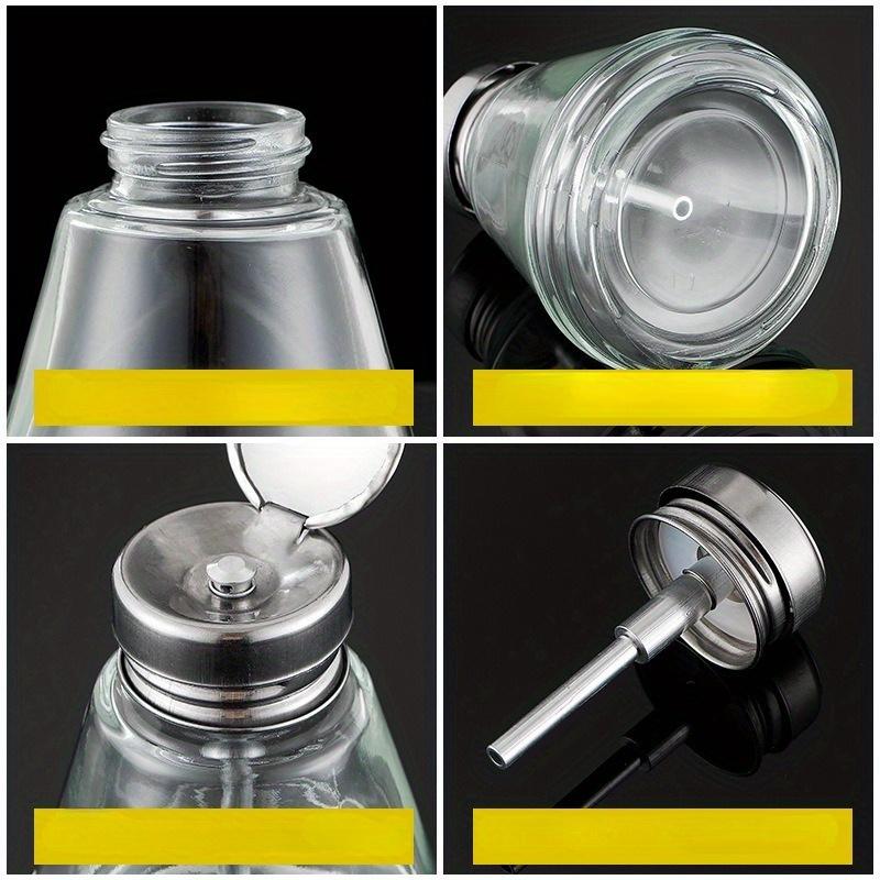 1 szt. Butelka na wodę do mycia talerzy pod ciśnieniem, Szklana butelka na alkohol, Butelka na alkohol typu press, Narzędzie do zdobienia paznokci, Butelka na wodę do mycia paznokci