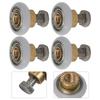 Brand New Shower Door Rollers Wheels 1Set 20/23/25/27mm 4pcs