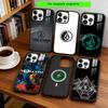 Modische Sport V-VolCom Handyhülle Für iPhone17,16,15,14,13,12,11 Plus,Pro Magnetisch Für Magsafe Kabelloses Laden