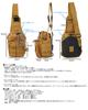 RAYMARC Body Bag for Men and 900D Waterproof Brown Women, Nylon, BAG-RMD-001,