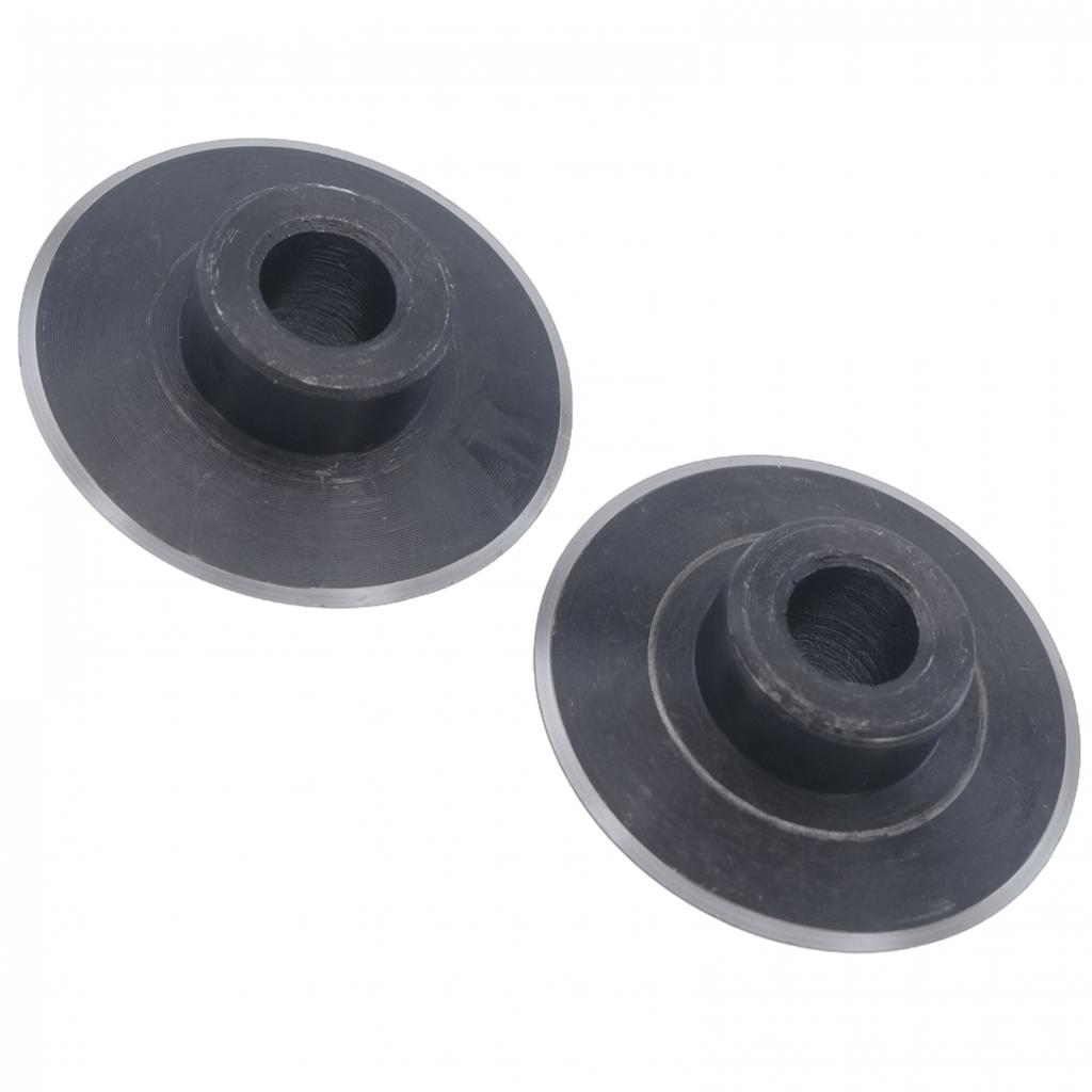 Mașină electrică de tăiat țevi cu roți metalice și lame