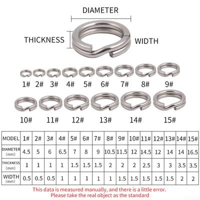 Fishing Connector Split Ring Split Ring Accessories
