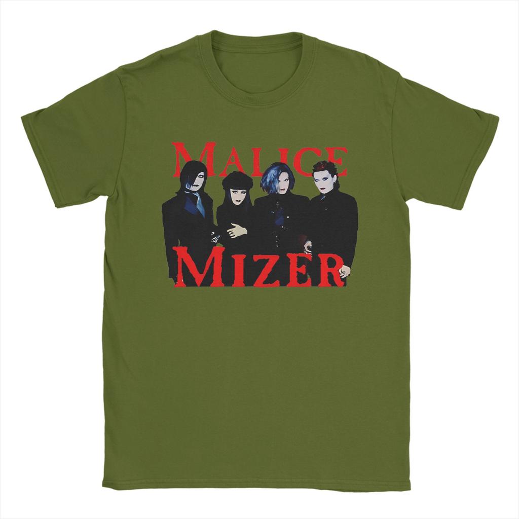 Funny Rare MALICE MIZER TShirts Men O Neck 100 Cotton T Shirts Short Sleeve Tees Classic Clothes
