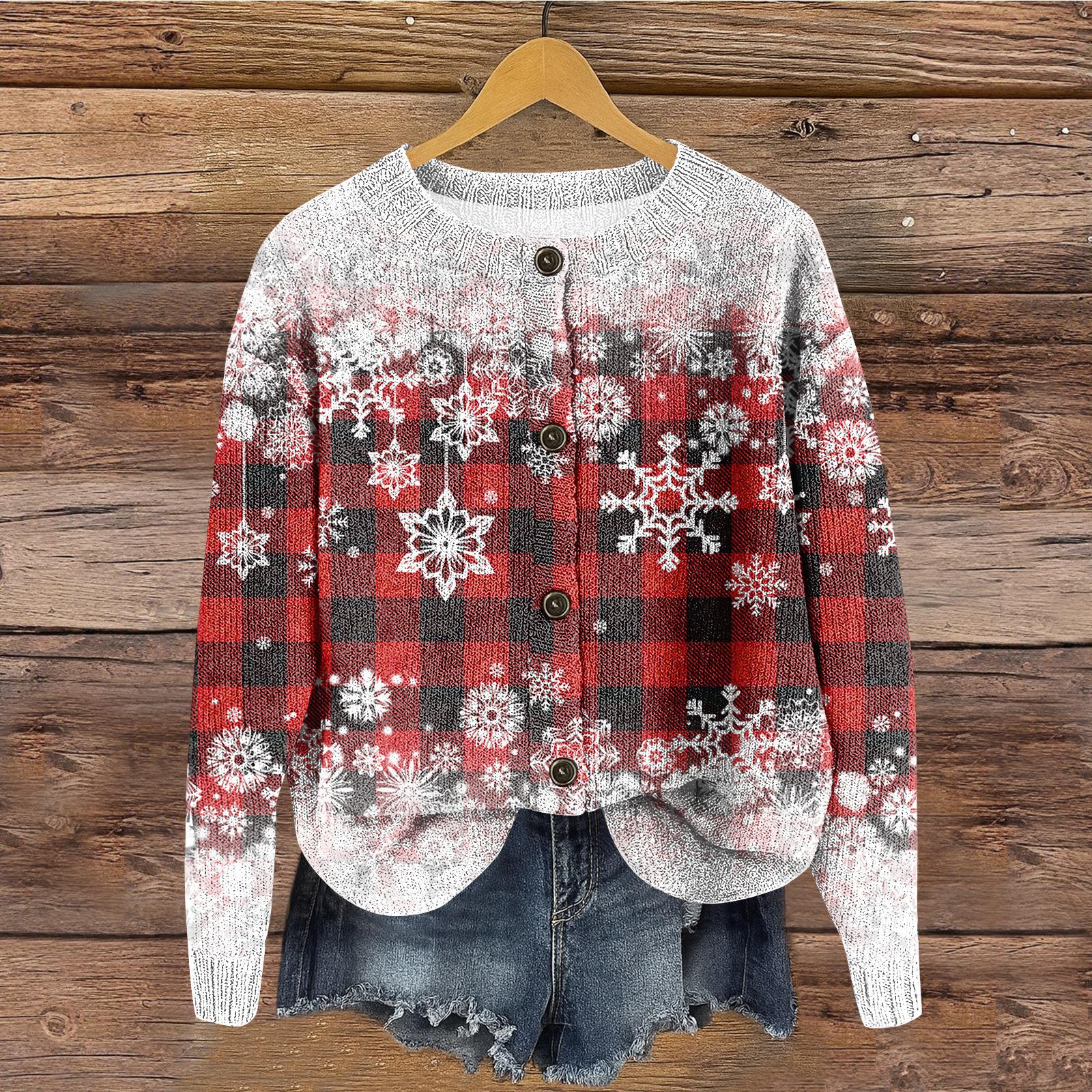 

Женский топ с круглым вырезом и принтом из утолщенного плюша и кашемира, теплый длинный топ XL