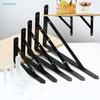 Heavy-Duty Black Metal Shelf Brackets – Wall-Mounted L-Shaped Supports For Floating Shelves In Kitchenliving Room Storage