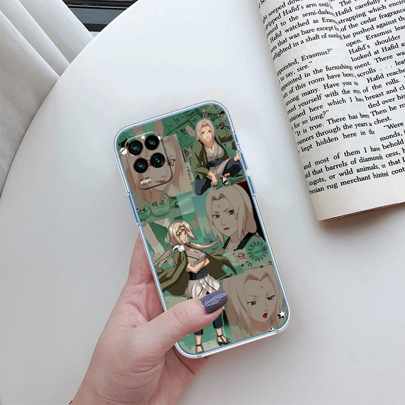 

RA24 NARUTO Tsunade Transparent Phone Case for Motorola Moto G7 G8 G9 G84 G85 G73 G24 G15 Z2 Play Power Plus Motorola Moto G7