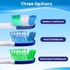 Extra Firm Toothbrushes for Adults with Built In Tongue Scraper 6 Count