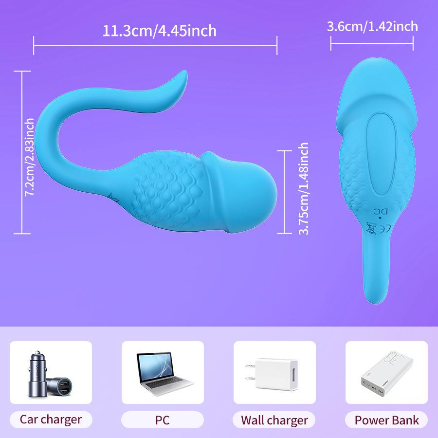 Estimulador Clitoriano Controlado por App: Juguete sexual para adultos para mujeres, portátil, insertable, con vibración potente