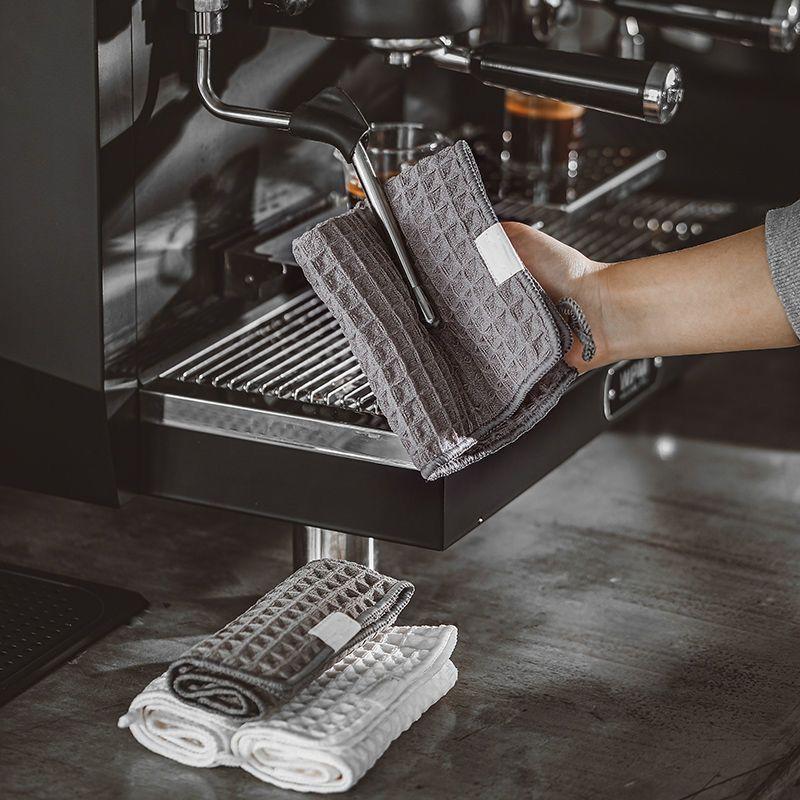 Waffle Rag Kitchen Dish Cloth Absorbent Non-linting Rag Household Thickened Cleaning Cloth Dish Cloth Hand Towel
