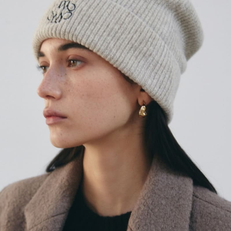 NICK&NICOLE NICOLE WOOL SOFT BEANIE_OATMEAL