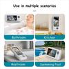 Shower Phone Holder with Bluetooth Speaker IPX4 Waterproof Anti-Fog Touch Screen Wall Mount Phone Holder for Shower Bathroom