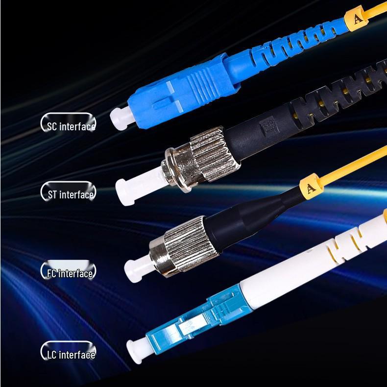 Low Smoke Zero Halogen Single-Mode Dual-Core LC-LC 2.0 Telecom Fiber Optic Patch Cord
