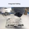 Foldable Tablet Stand With 360 degree Rotation Height Adjustment Aluminum Holder For 12.9Inch Devices