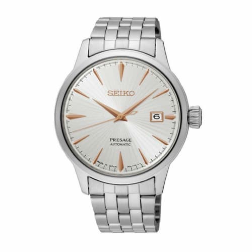Presage Seiko Automatic (with manual winding) Cocktail "Golden Cadillac" Watch SRPB47J1 Men's