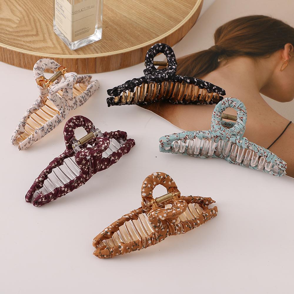 Fashion Simple Retro Bouguer Cross Hairpin Geometric Irregular Shark Clip Female Elegant French Hairpin Jewelry Female Trend