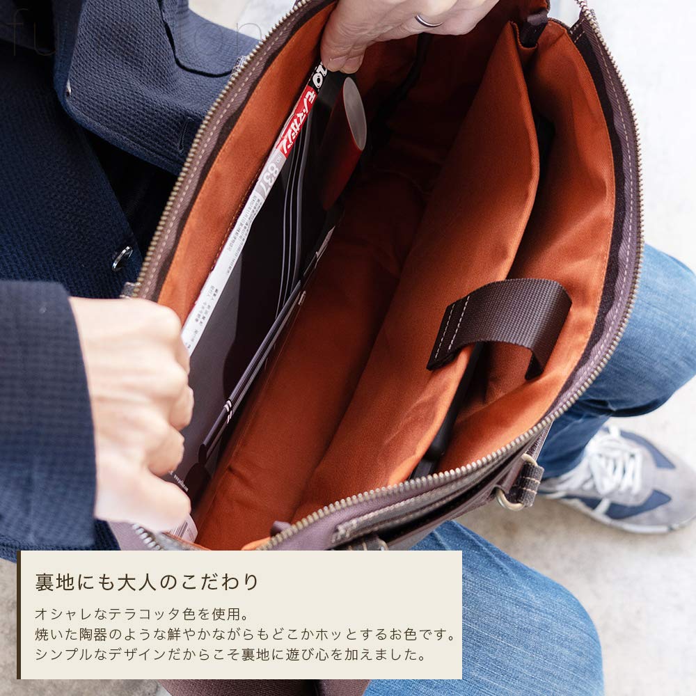 Koshibu Tote Business Made In Japanese Persimmon Many Toyooka Birthday [creare Kiki] Bag, Men's Bag, Lightweight, A4, Japan, Style, Indigo, Dyed,