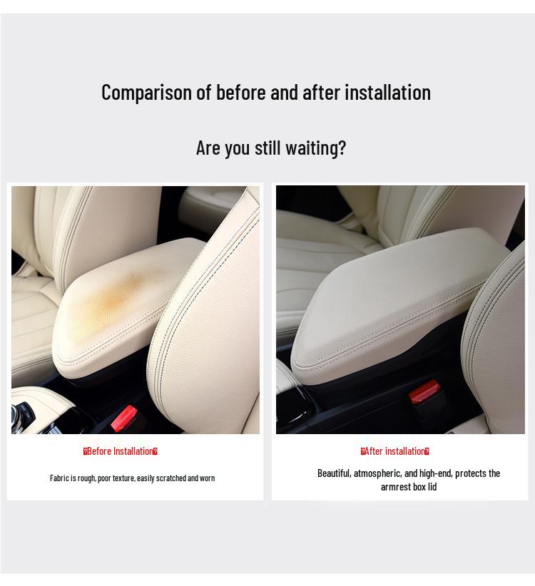 Leather Armrest Box Cover for 2016-2021 BMW X1