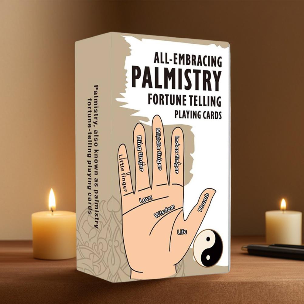 Palmistry Fortune Telling Playing Cards 52 Playing Card Deck for Self-Discovery Spiritual Guidance Tool