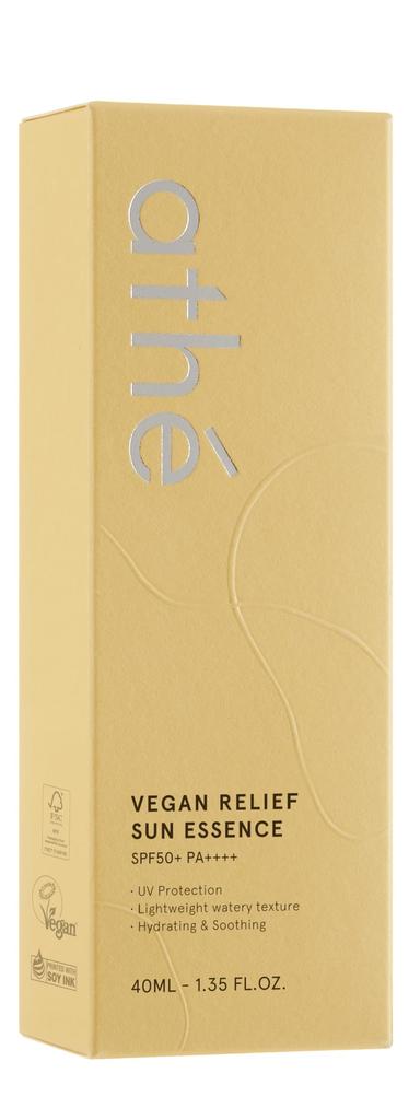 Wegańska Esencja Łagodząca Słońce WEGAŃSKI ŁAGODZĄCY SŁOŃCE Krem Przeciwsłoneczny Krem UV Pielęgnacja UV Ochrona przed UV Ultrafiolet Twarz Ciało Nawilżający Skóra Kosmetyki Koreańskie Wegańskie athe