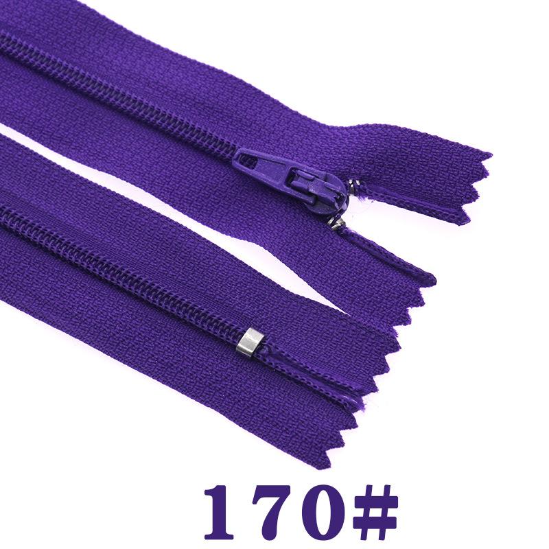 10pcs Nylon Coil Zipper 4"-24" (10 cm-60 cm) for Tailor Crafts, Sewing Clothes Zipper (20 Colors) Sewing Accessories