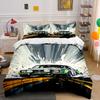 Green Racing Car Design. Bedding Sets Duvet Cover Sets Duvet Covers Pillowcases(1 * Duvet Cover 2 * Pillowcases Without Duvet Insert)