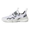 adidas Trae Young 1 Pelle di Serpente Scarpe da Ginnastica da Uomo Bianco Grigio Chiaro Solido Bianco Cristallo H67753