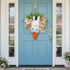 Decorative Style Easter Wreath Rabbit Design Hanging Garland Bunny Decoration  Window Display