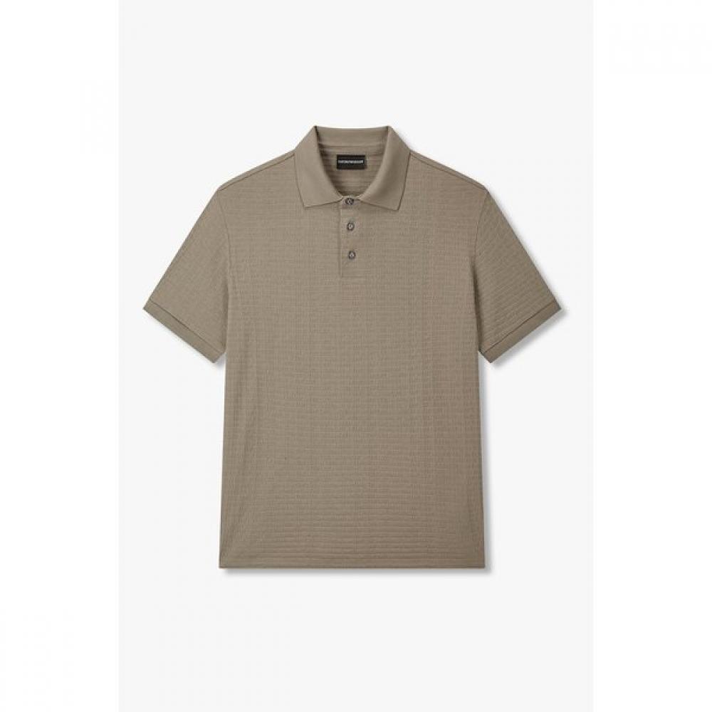 Emporio Armani Men S Allover Jacquard Logo Polo Shirt A516126028 S