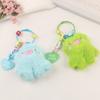 Cute Monsters Plush Keychain Uniqu Stuffed Doll Keyring for Kid Adult Keyring Decoration Green Monsters Pendant Keychain
