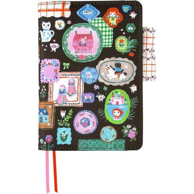 Caderno Hobonichi Original (A6) Kit de Capa de Caderno Kitagishi Yumi/Decoração de Mesa Gato Branco