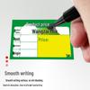 500 Pcs Shelf Price Tags for Supermarkets and Convenience Stores - Double-Sided Price Card Paper
