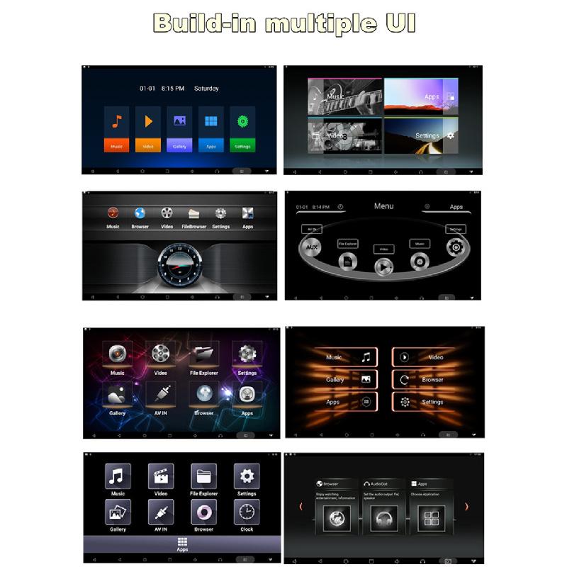 1 Pc 13.3 Inch Android 11 Car Headrest Monitor with Touch Screen, 2+32GB, Wi-fi, Bluetooth