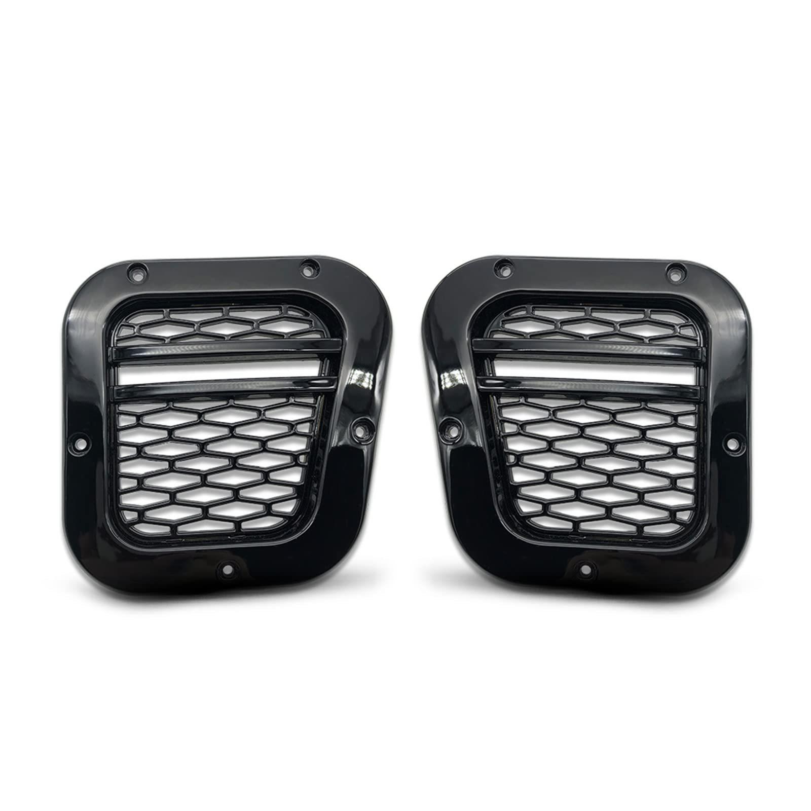 Universal Fender Vents for Classic Defender 90/110 Pair чёрный