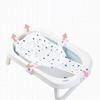 Baby Bath Seat Net, Breathable Newborn Bathtub Mesh Mat, Portable Shower Net for 0-18 Months Infants, Bathtub Safety Net