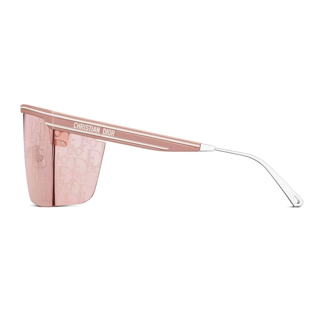 Dior Occhiali da sole forma irregolare logo lettera unisex occhiali da sole rosa DIORCLUBM1U40L8-00