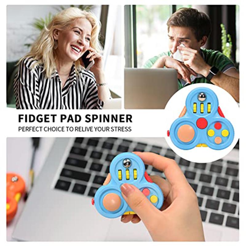 Fidget Pad Sensory Toys Fidget Controller Stress Redur, Fidget Toy Relieves Stress and Anxiety Toys for Children Adult