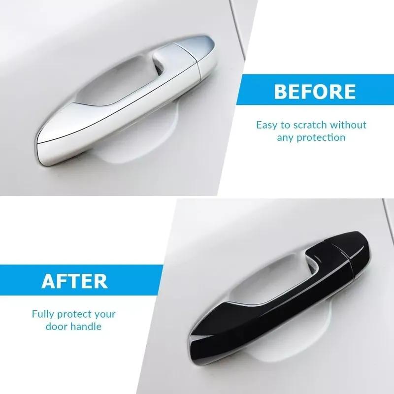 For Kia Sportage KX5 2017- Car Door Handle Cover Exterior Moulding Trim Overlay Stciker Protector Accessories