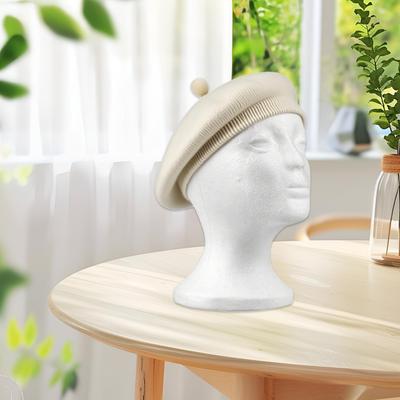 Practical Foam Female Mannequin Head Mold Wigs Glasses Caps Showing Stand Bracket Model Professional Photograph Props