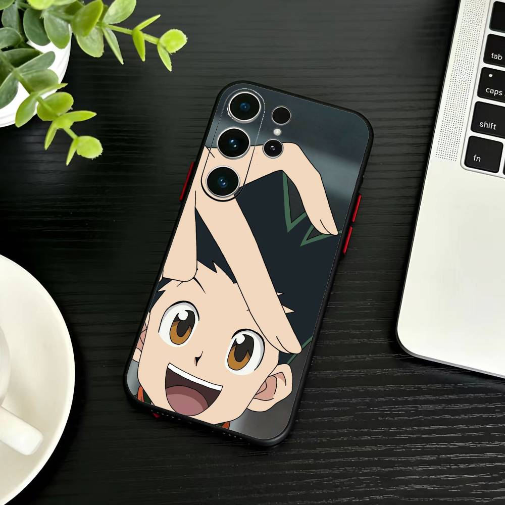 K-Killua Zoldyck H-Hunter X Hunter Phone Case For Samsung S26,S25,S24,S23,S22,S21,S20,Plus,Fe,Lite,Others Black Cover