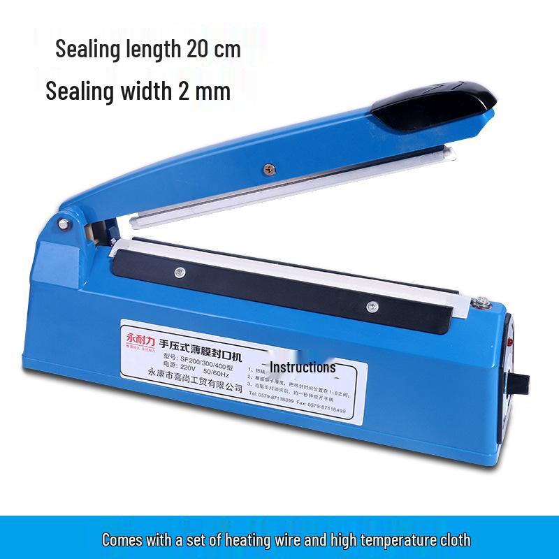 Portable Hand Press Plastic Bag Sealer